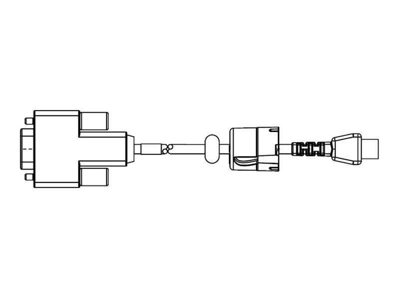 Zebra - Serielt Kabel - Db-9 (Hun) - For Qln 220, 320