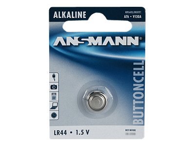 ANSMANN - Batteri LR44 - alkaliskt | EL Artiklar - Batteri - Knappcell batteri | GameStuff
