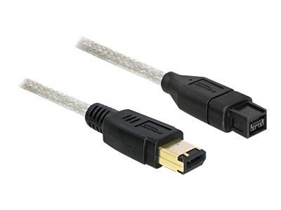 Delock - Ieee 1394-Kabel - Firewire 800 (Han) Til 6-Pin Firewire (Han) - 3 M
