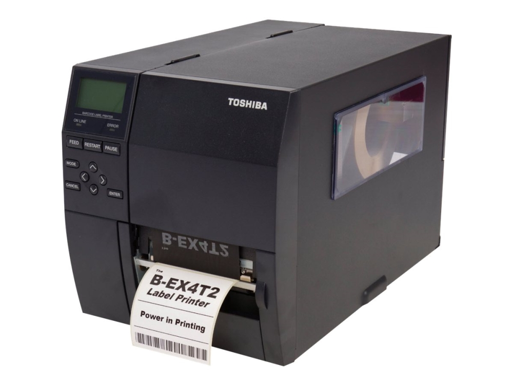 Toshiba TEC B-EX4T2-GS12-QM-R - Etikettskrivare - direkt termisk/termisk överföring - Rulle (20 cm) - 203 dpi - upp till 304 mm/sek - USB 2.0, LAN | Kontorsmaskiner - POS (Point of sale) - Kvittoskrivare | GameStuff