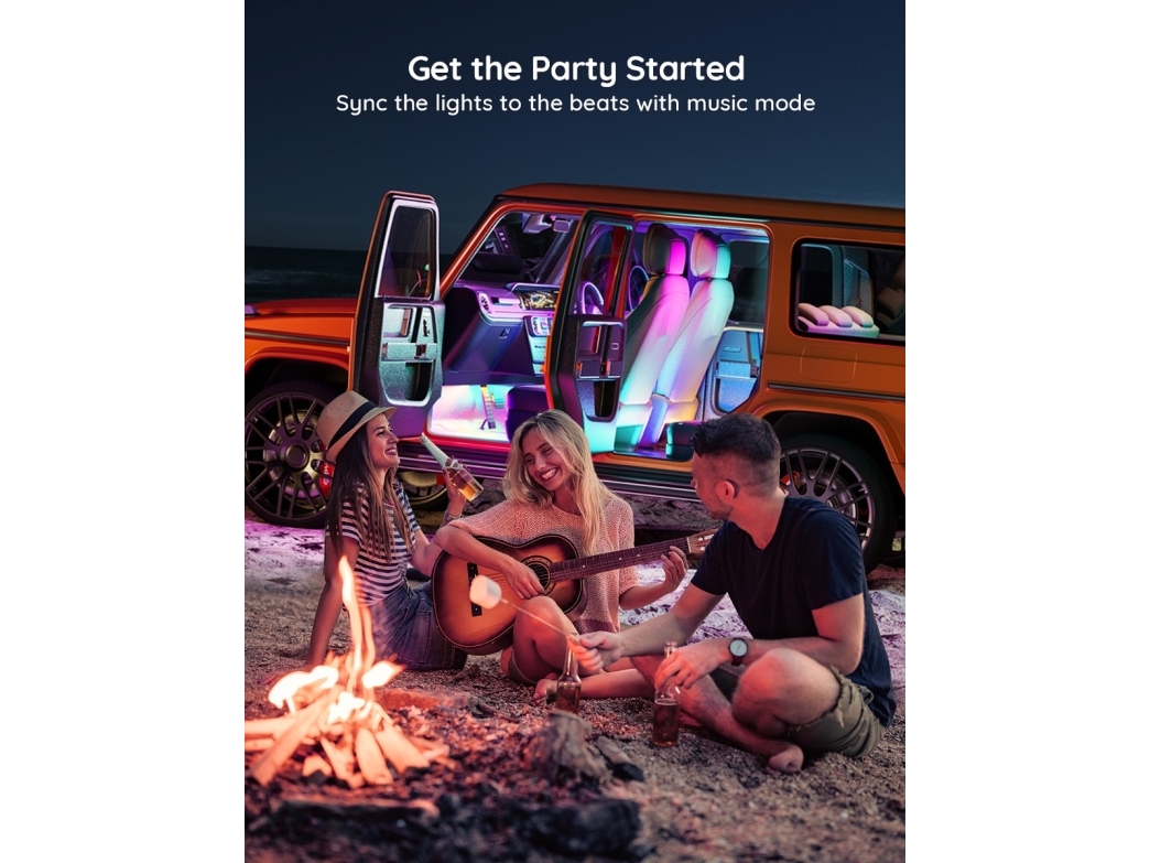 Govee Rgbic Interiør Bilbelysning