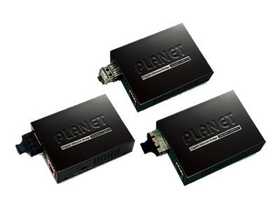 Planet Medienkonverter, Sfp 10/100/1000Base-T Zu Sfp, Inkl. Netzteil Ohne Sfp Modul, 1000 Mbit/S, 10Base-T, 100Base-T, 1000Base-T, 1000Base-Lx, 1000B