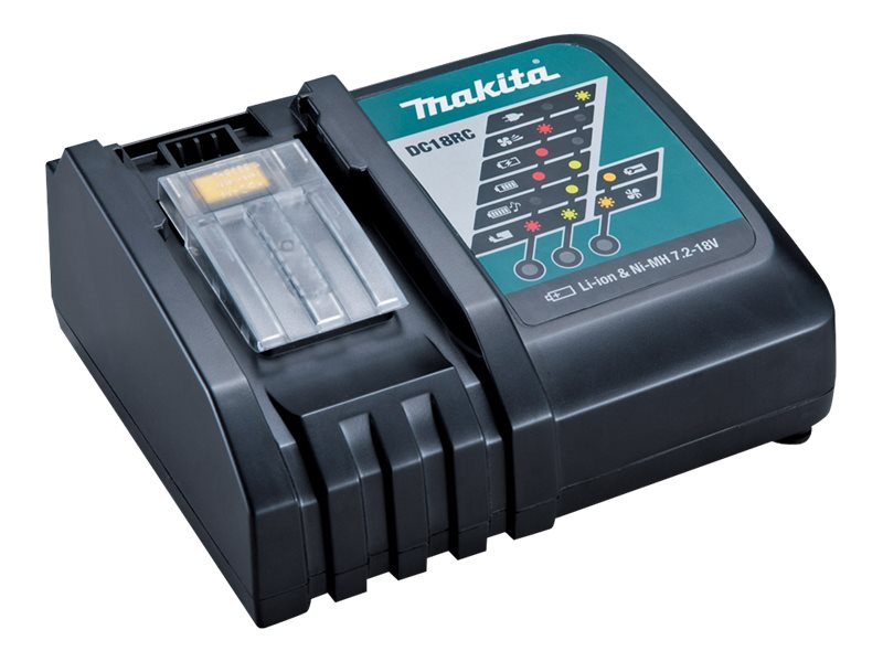 Makita DC18RC - Batteriladdare - 1 x batterier laddas - för Makita DCS553, DGA514, DGA901, DHP453, DHP482, DHS630, DLW140, DLX3179, DML815 LXT DBN500 | Elverktyg - Batteri & Laddare | GameStuff