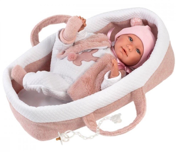 Spielzeug Puppe Baby Llorens Mimi Rosa 42Cm