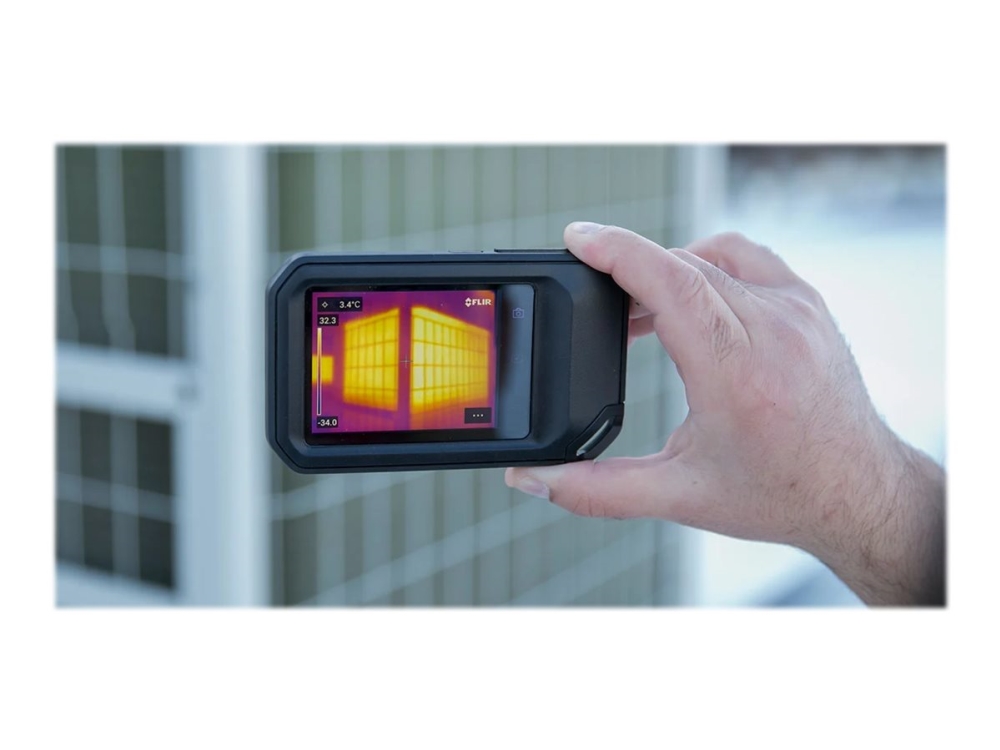 FLIR C-5, -20 - 400 °C, 160 x 120 pikseliä, 54°, 42°, 8 - 14 µm, Mustavalkoinen, Ironbow