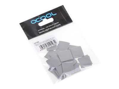 Alphacool 12193, Lämpöalusta, 3 W/m·K, Harmaa, 15 mm, 15 mm, 1,5 mm