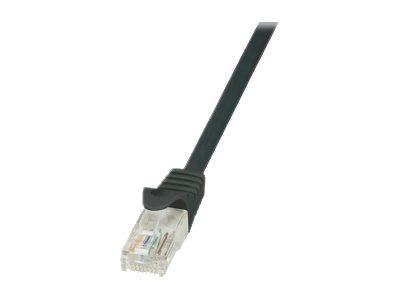 Logilink - Patchkabel - Rj-45 (Han) Til Rj-45 (Han) - 50 Cm - Utp - Cat 5E - Sort