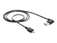 Delock Easy-Usb - Usb-Kabel - Mini-Usb Type B (Han) Til Usb (Han) - Usb 2.0 - 2 M - 90° Stik - Sort