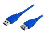 Mediarange - Usb Forlængerkabel - Usb Type A (Hun) Til Usb Type A (Han) - Usb 3.0 - 3 M - Blå