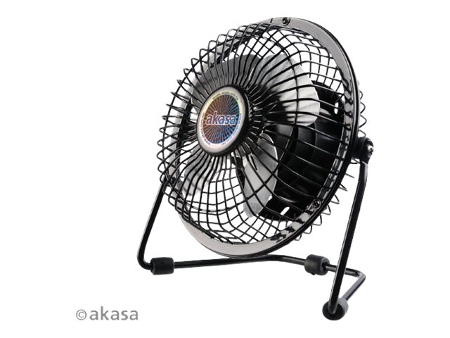 Akasa AK-UFN01 - Fläkt - bord - USB - svart | Ventilation & Klimat - Ventilation - Bords fläkt | GameStuff