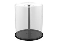 MediaRange Zubehör CD-/DVD-Rohlinge, Tappikotelo, 100 levyt, Musta, Läpinäkyvä, Muovi, 120 mm, 140 mm