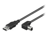 Microconnect Usb 2.0 - Usb-Kabel - Usb (Männlich) Auf Usb Typ B (Männlich) - 2 M - Rechtwinkliger Stecker