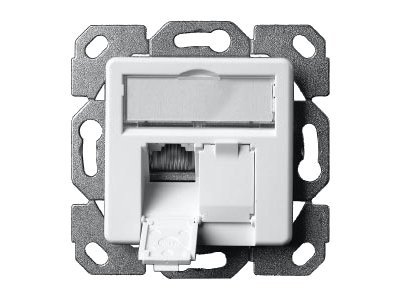 Telegärtner Cable Duct Mounting Cat.5E, Weiß, 70 Mm, 43,2 Mm, 70 Mm