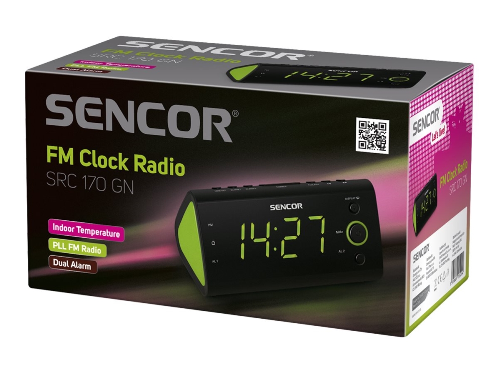 Sencor Src 170 Gn - Clock-Radio - Grøn