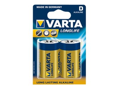 Varta Longlife 04120 - Batteri 2 x D - alkaliskt | EL Artiklar - Batteri - D-batterier | GameStuff