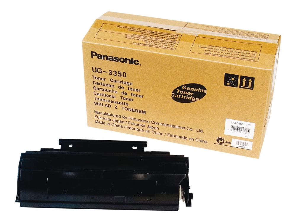 Panasonic - Sort - Original - Tonerpatron - For Panafax Dx-600, Uf-5100, Uf-580, Uf-585, Uf-590, Uf-595, Uf-6100, Uf-6100-Yj