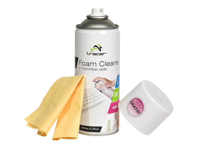 Tracer Cleaning Foam 400ML + Microfiber cloth