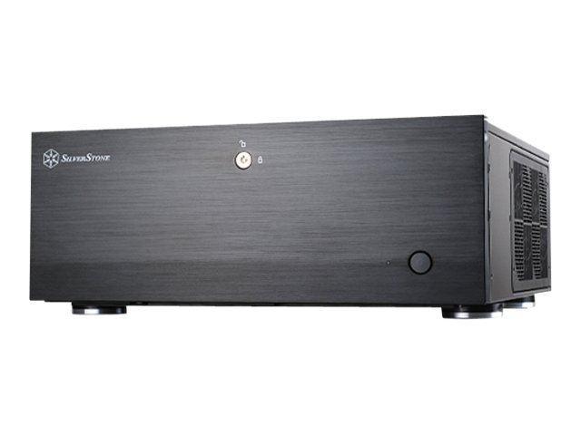 Silverstone Grandia Gd07, Htpc, Pc, Schwarz, Atx, Eatx, Micro Atx, Ssi Ceb, Ssi Eeb, Aluminium, Stahl, Heimbüro