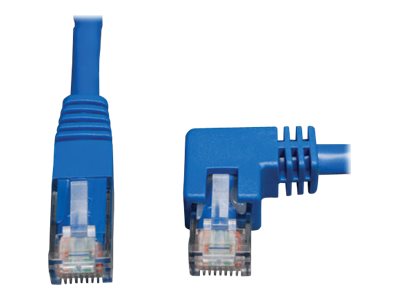 Tripp Lite 10Ft Cat6 Gigabit Patch-Kabel Rj45 Rechtwinklig Zu Gerade M/M Blau 10' - Patch-Kabel - Rj-45 (Männlich) Zu Rj-45 (Männlich) - 3 M - Cat 6