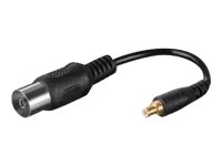 goobay - Antennkabel - MCX hane till IEC-kontakt hona - 10 cm - koaxial | EL Artiklar - Antenn - Antennkablar | GameStuff