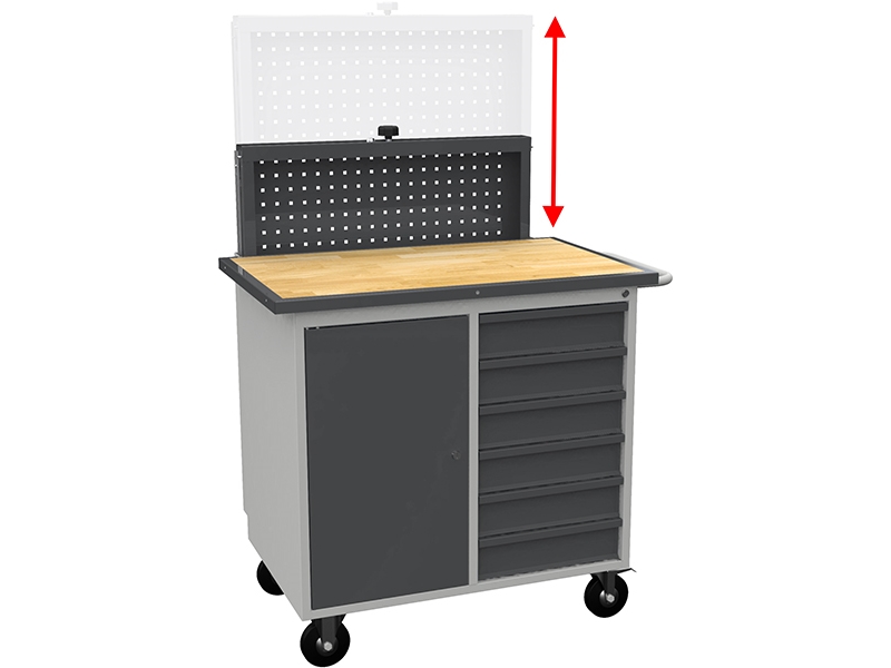 Lyftpanel för SMV verkstadsvagn, RAL7004/7024 | Möbler - Stolar & Stolmattor - Tillbehör | GameStuff