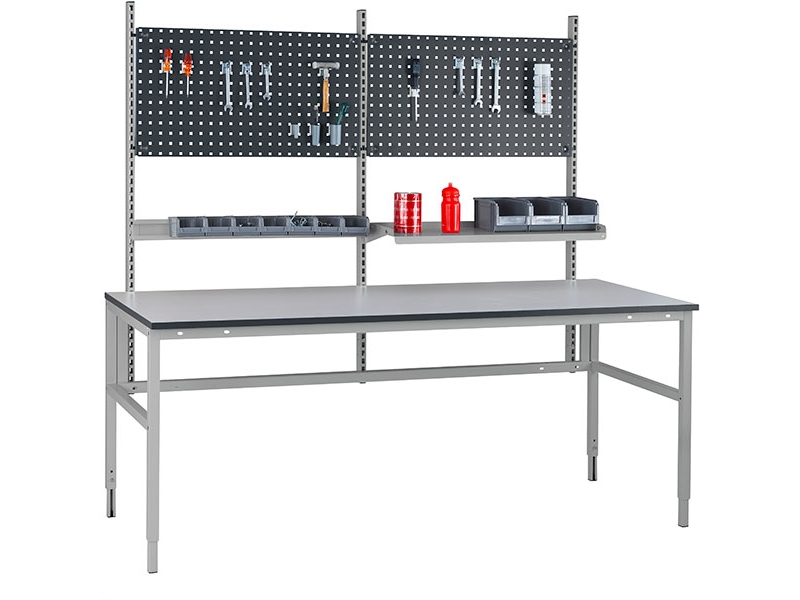 Arbejdsbord Let H-stel komb. 3 1500x800 mm