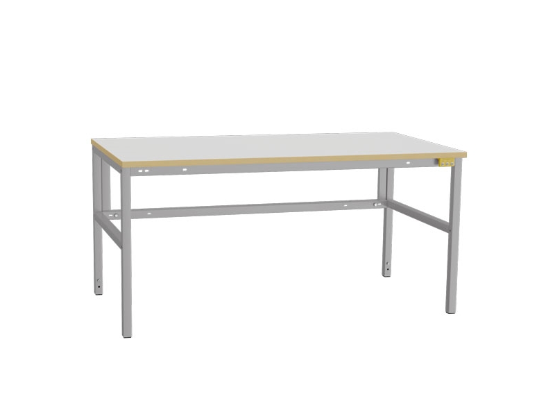 ESD-arbejdsbord Let H 1200x800 mm grå vinyl