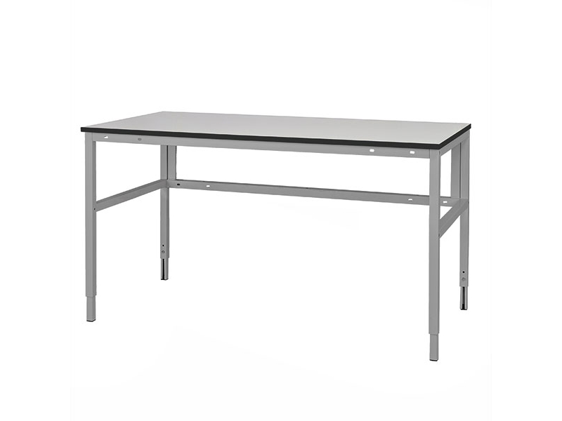 Arbejdsbord Let H-stel 2500x800 mm HPL bordplade