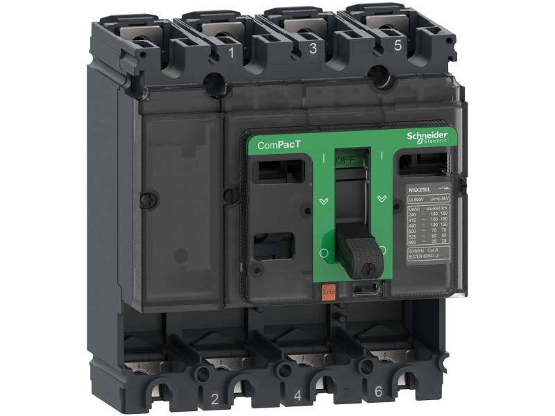 Schneider Electric C10F4, Skyddsbrytare, Typ A, IP40, 690 V | EL Artiklar - Elcentral - Strömbrytare | GameStuff
