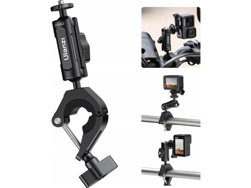 Ulanzi Vice Magic Arm cykelholder til kamera telefon 1/4 gevind GoPro-system / ULANZI CM025