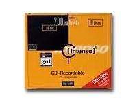 Intenso - 10 X Cd-R - 700 Mb (80 Min) 40X - Dünne Cd-Box