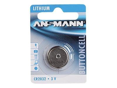 Ansmann Cr 2032, Einwegbatterie, Cr2032, Lithium, 3 V, 1 Stück(E), Silber