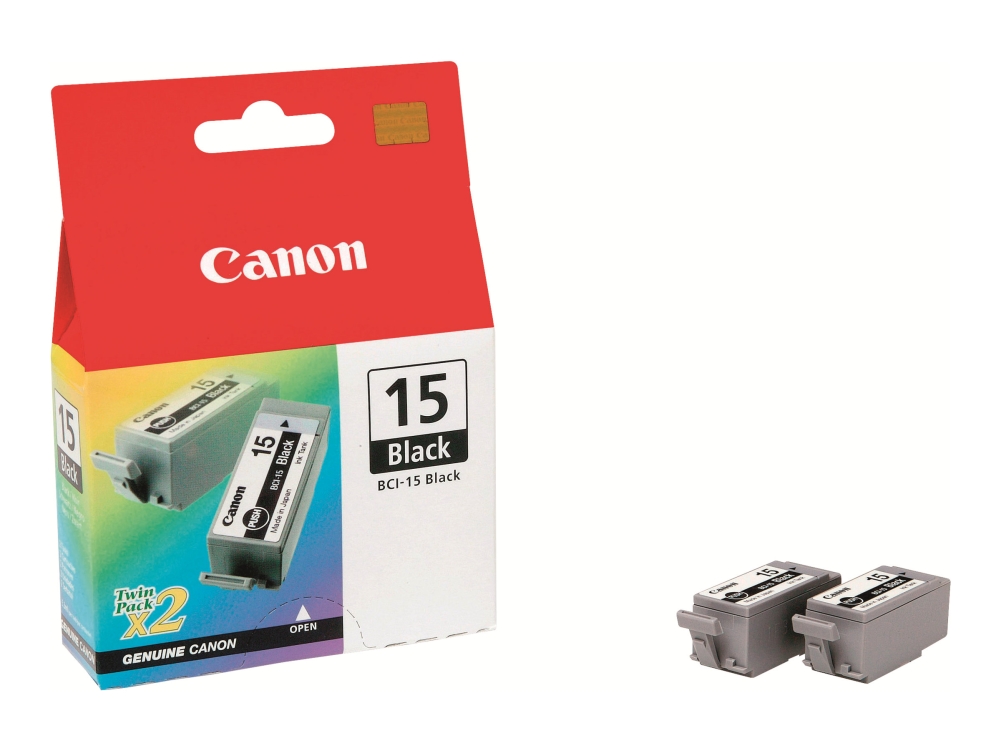 Canon Bci-15 - 2Er-Pack - Schwarz - Original - Tintentank - Für I70, 80 Pixma Ip90, Ip90v