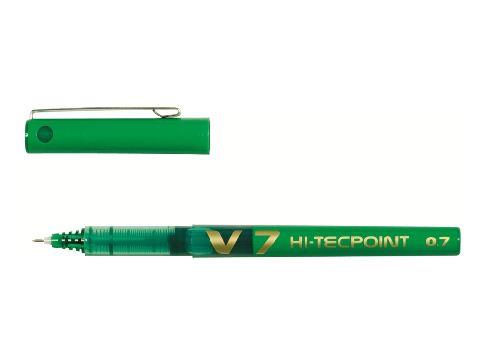 Pilot Hi-Tecpoint V7 - Rollerball-pen - grøn - 0.7 mm