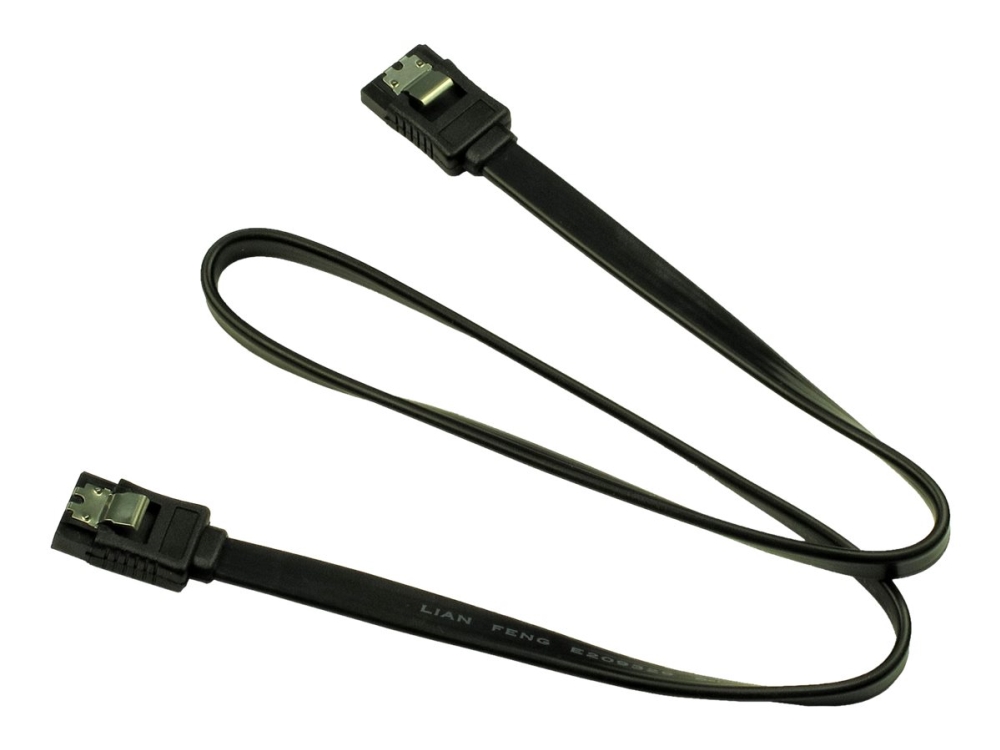 Inter-Tech - Sata-Kabel - Serial Ata 150/300/600 - Sata Til Sata - 50 Cm - Haspet