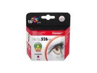 Tb - 10 Ml - Magenta - Kompatibel - Tintenpatrone (Alternative Zu: Canon Cli-526M) - Für Canon Pixma Ip4950, Ix6550, Mg5350, Mg6150, Mg6250, Mg8150,