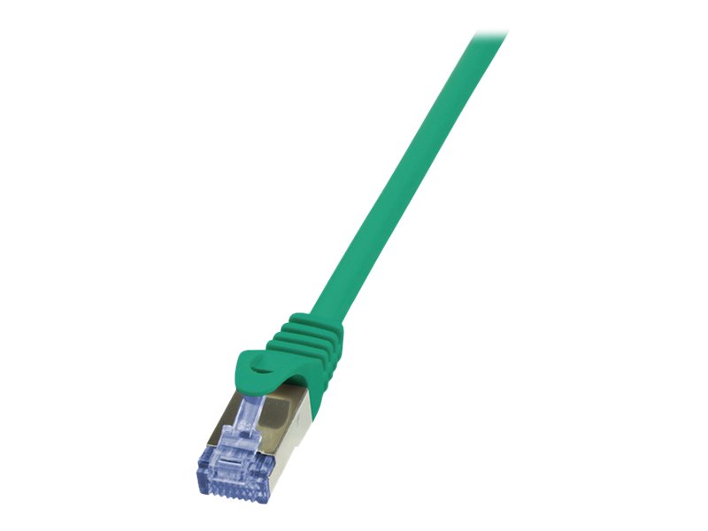 Logilink Primeline - Patchkabel - Rj-45 (Han) Til Rj-45 (Han) - 7.5 M - Sftp, Pimf - Cat 6A - Halogenfri, Formet, Knastfri - Grøn