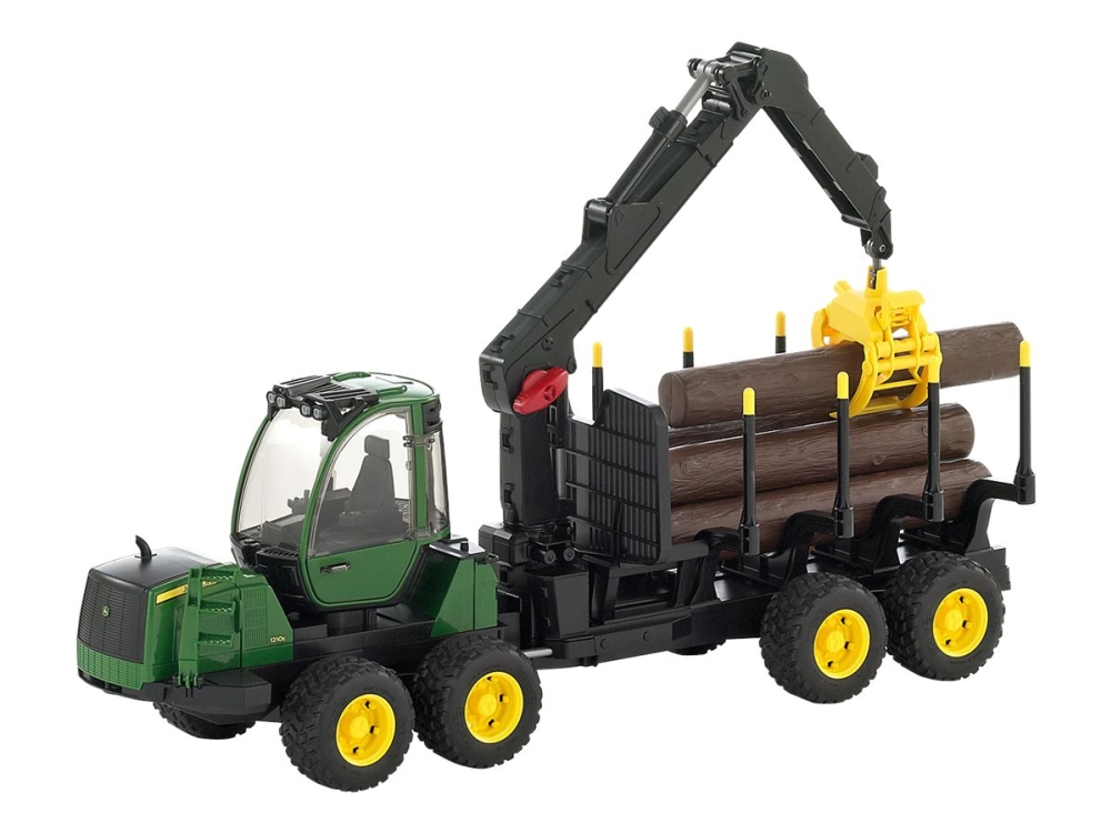 Bruder Professional Series John Deere 1210E Forwarder with 4 Trunks and Grab (02133) | Leksaker - Bilar och andra fordon | GameStuff