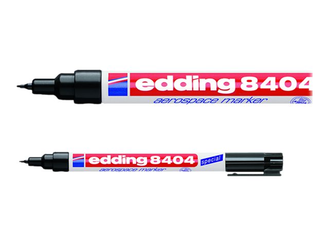 Edding 8404 Aerospace - Markør - Permanent - Sort - Vandbaseret Pigmentblæk - 0.75 Mm