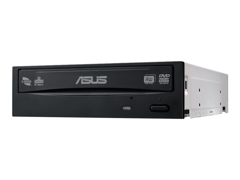 ASUS DRW-24D5MT - Diskenhet - DVD±RW (±R DL) / DVD-RAM - 24x24x5x - Serial ATA - intern - 5.25 - svart | Datorkomponenter - Hårddisk & Lagring - Diskenheter | GameStuff