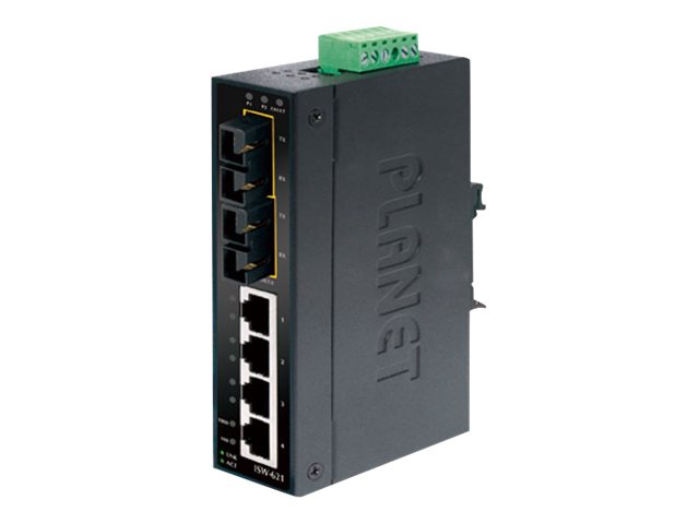 Planet Isw-621, Unmanaged, L2, Fast Ethernet (10/100), Vollduplex, Wandmontage