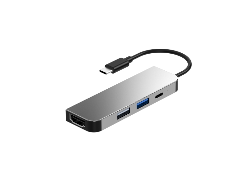Sinox Pro Usb C Hub. 0,15M. Aluminium