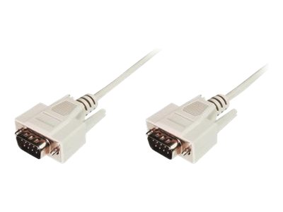 Assmann Datatransfer Connection Cable. D-Sub9 M/M. 3.0M. Serial. Molded. Be (Ak-610107-030-E)