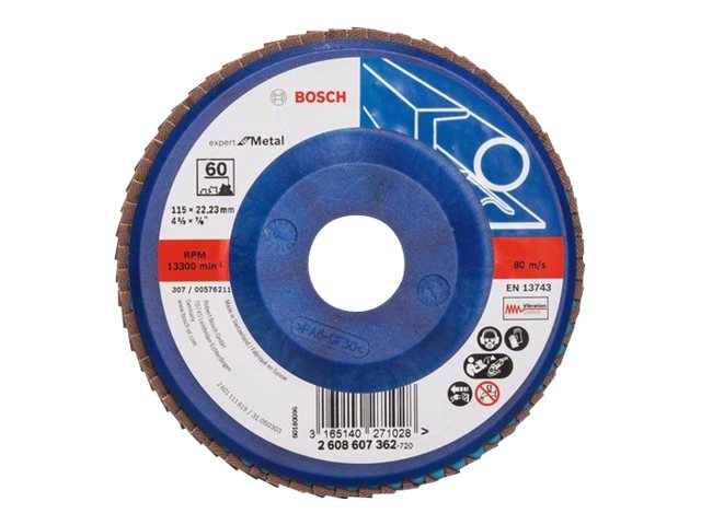 Bosch Expert For Metal X551 - Fächerscheibe - Korngröße: 40 - 115 Mm