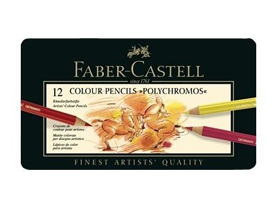 Faber-Castell Polychromos - Farvet blyant - 3.8 mm (pakke med 12)