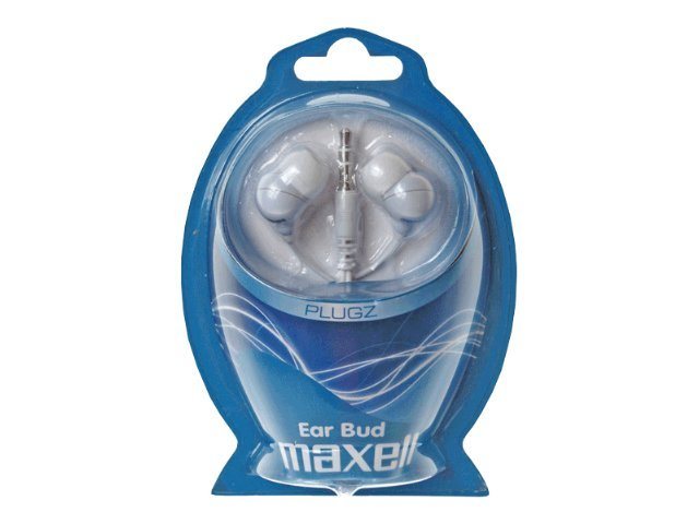 Maxell Plugz - Hovedtelefoner - Ørespids - Kablet - 3,5 Mm Jackstik - Hvid