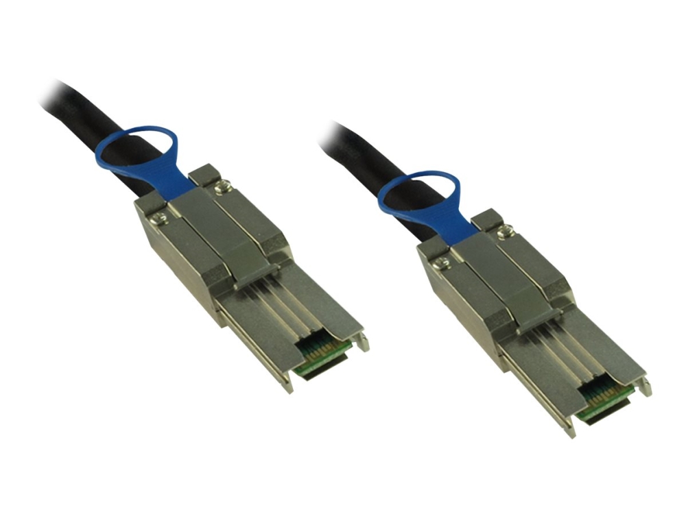 Inter-Tech - Sas Eksternt Kabel - Sas 6Gbit/S - 26-Pin 4 Skærmet Mini Multilane Sas (Sff-8088) (Han) Til 26-Pin 4 Skærmet Mini Multilane Sas (Sff-808