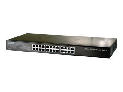 Planet Gsw-2401 - Switch - Ikke Administreret - 24 X 10/100/1000 - Desktop