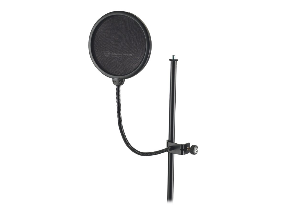 K&M 23956 - Popfilter For Mikrofon - Sort