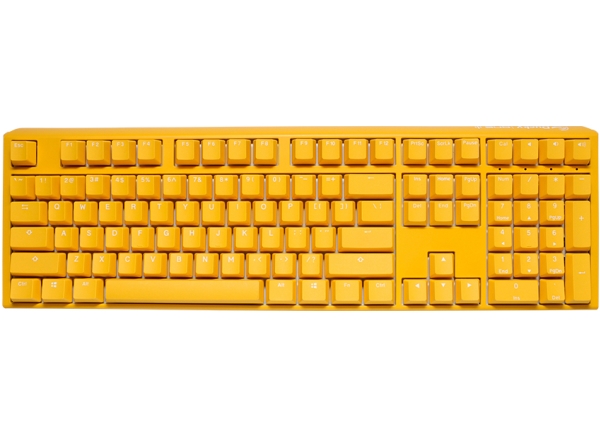 Ducky One 3, Ledningsført, Usb, Mekanisk, Qwerty, Rgb Led, Gul